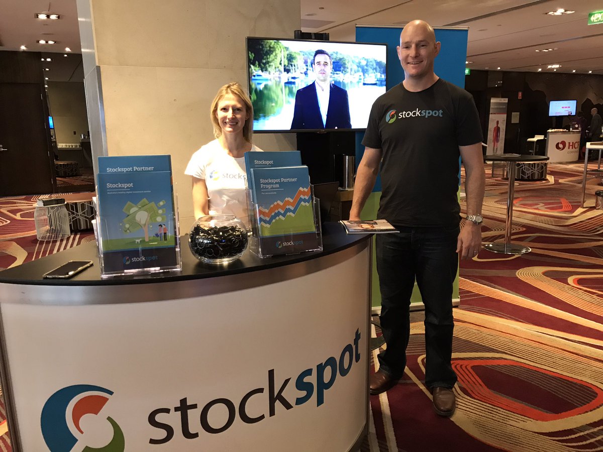 stockspotcomau's tweet photo. We're at the @charteredaccountantsanz #smsf conference - come say hello if you're at #smsfconference17 #caanzsmsf #superchanges https://t.co/B1b8kwNCGw