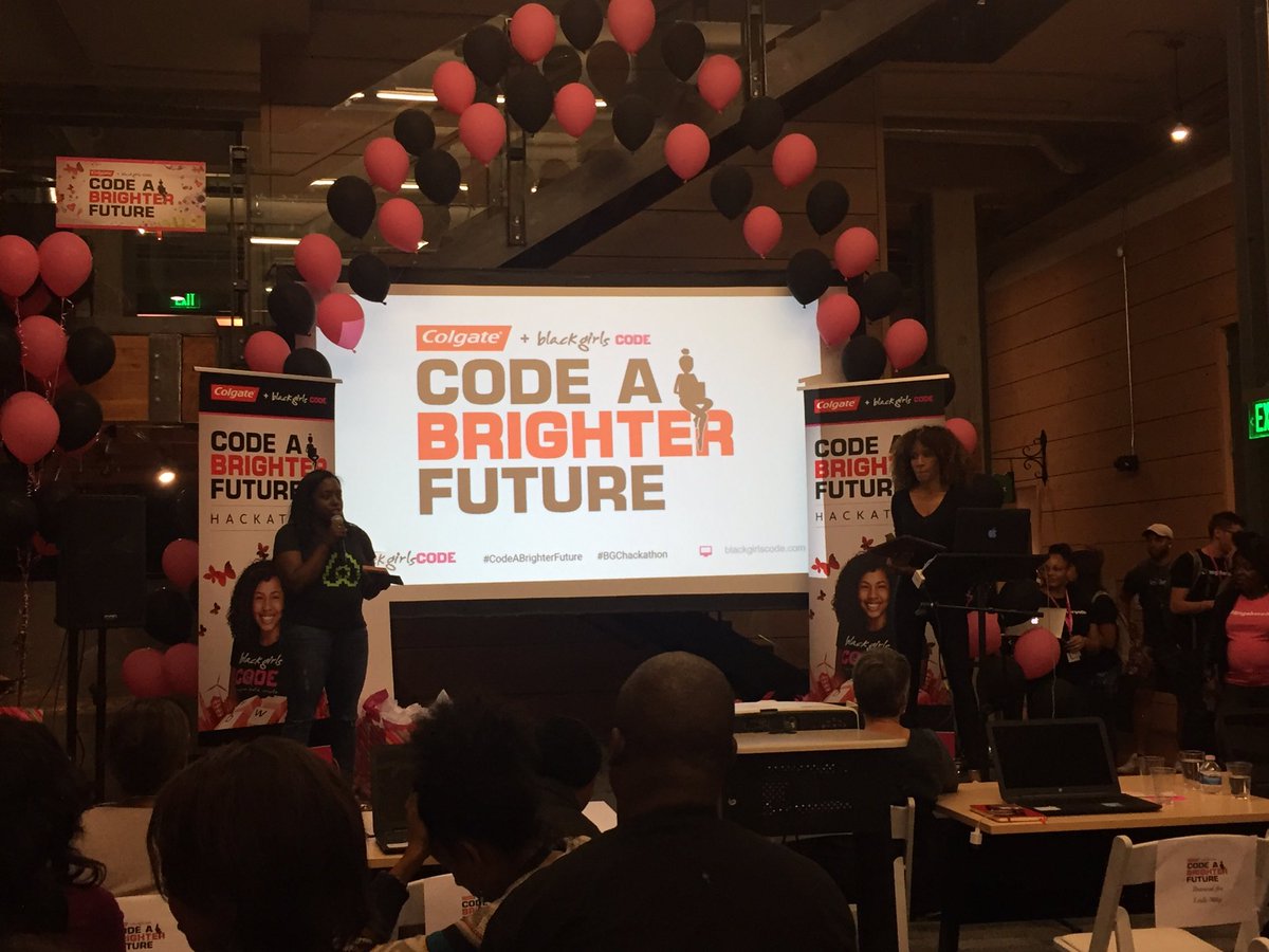 BlackGirlsCode's tweet photo. Finally time to announce the winners of this year's #BGCHackathon #CodeBrighter https://t.co/xfKiuOhL9Q