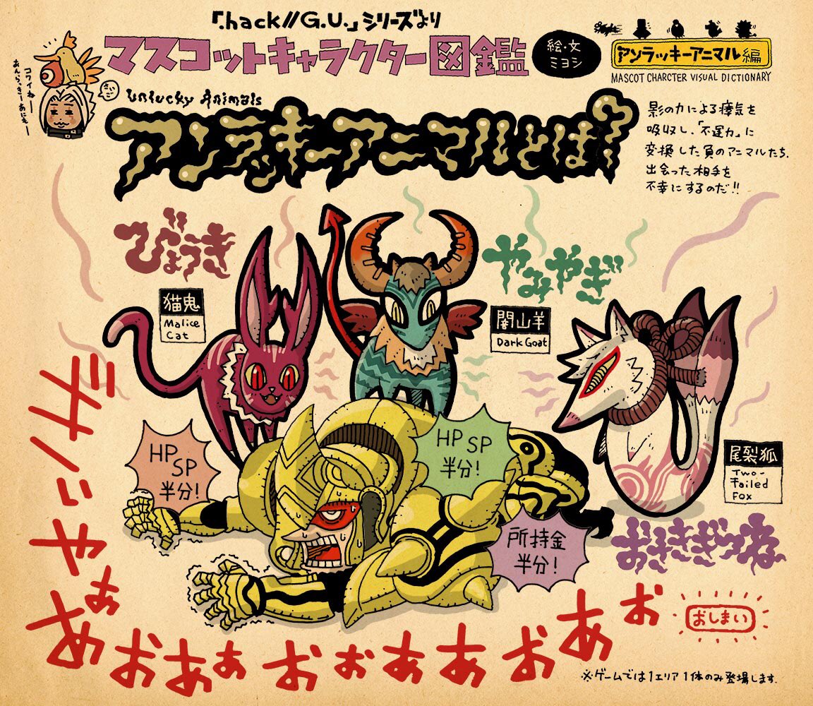 .hack//g.u.　つながりマスコットまとめて hack//g.u. つながりマスコットまとめて hack//20th Anniversary