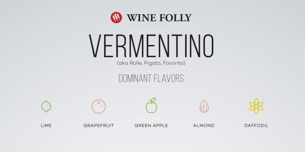 Wine Folly on Twitter "Scoot over, Sauvignon Blanc. It's Vermentino's turn to show you some
