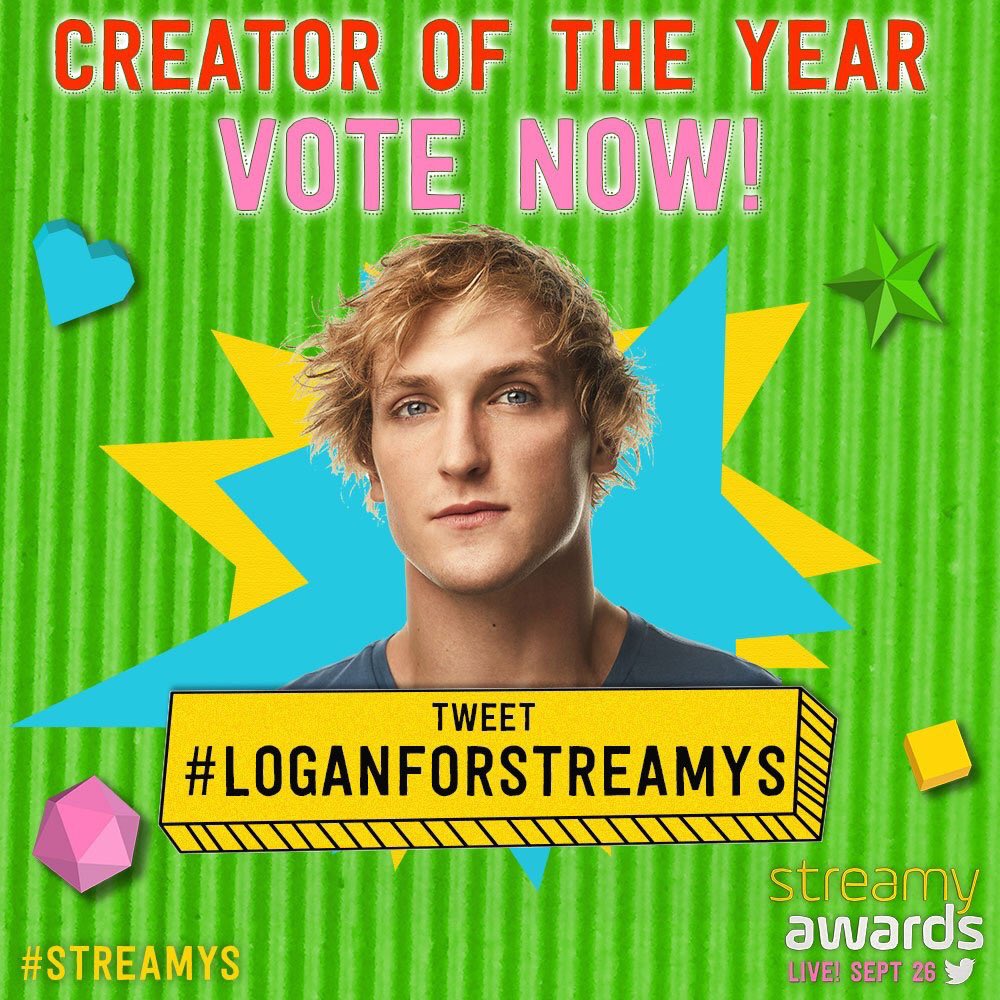 EspenWdwWosd's tweet photo. #LoganForStreamys VOTE NOW!! TWO MORE DAYS TO VOTE!!! https://t.co/RiJf67RESf