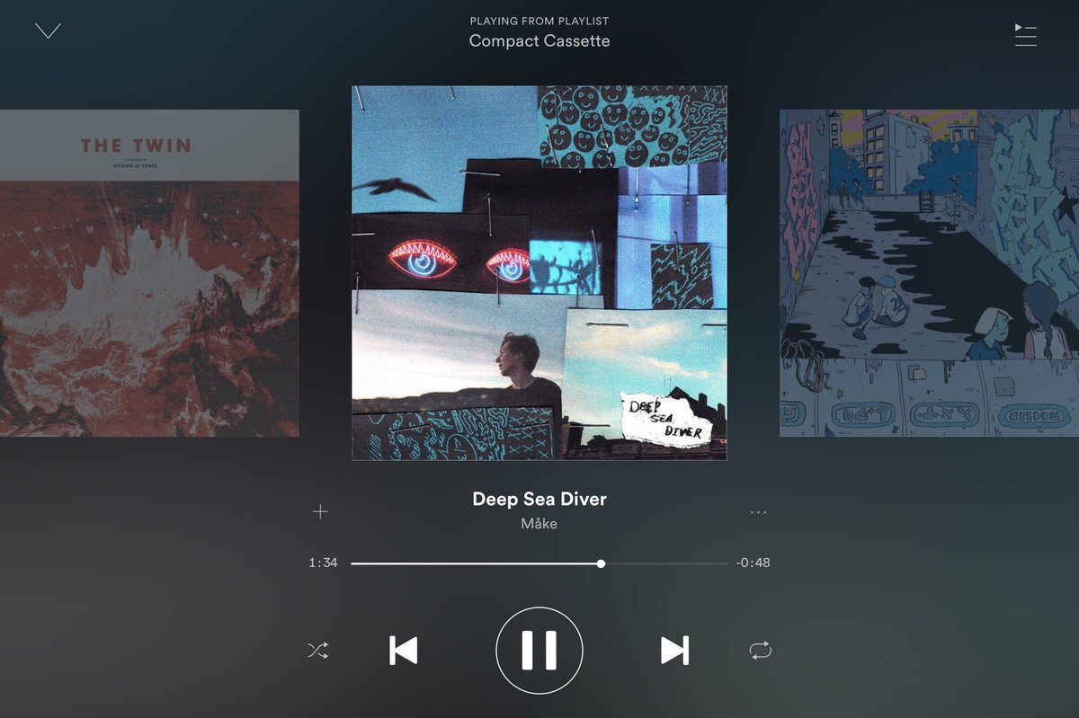 emptyfieldsrec's tweet image. 'Deep Sea Diver' was added to 'Compact Cassette', a Spotify playlist with over 17k followers!! spoti.fi/2yAfa5F