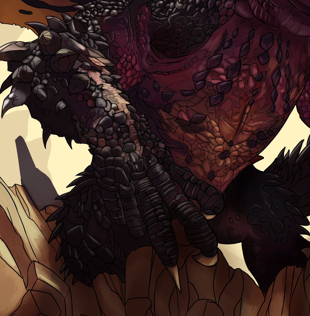 True Jek Hallownest On Twitter Nergigante 😈from Monsterhunter