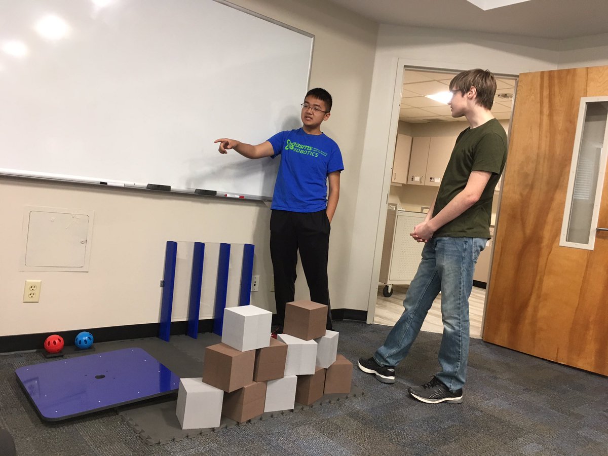 Assembling our quarter field today!