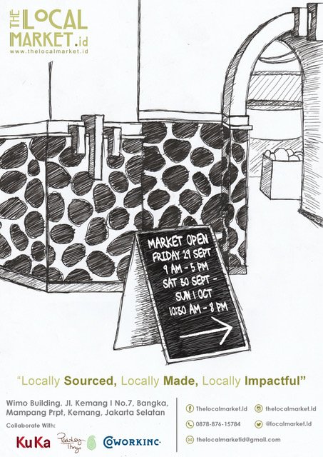 Visit our booth in The Local Market which held this weekend at Coworkinc, Kemang!