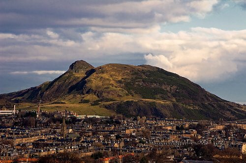 cruise1963's tweet photo. A great Sunday cycle around edinburghs historical Arthur's seat https://t.co/PSZOTTeldb
