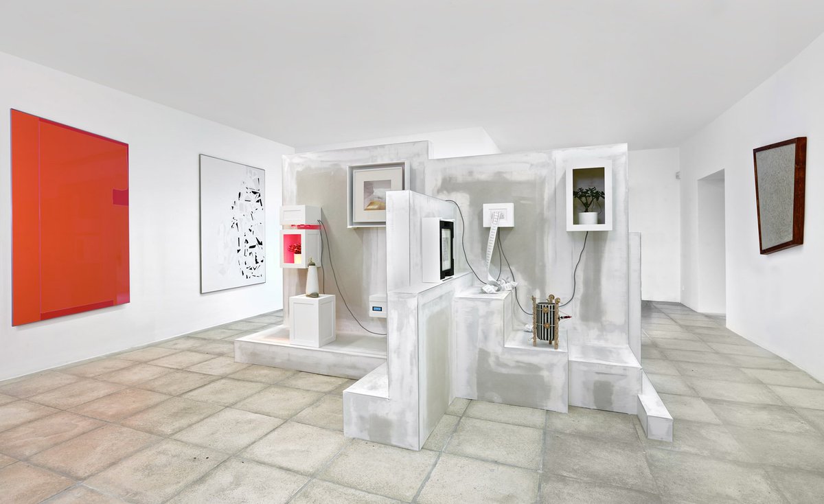 BackslashArt's tweet photo. \ #RETOUR \ #FLASHBACK \ #XavierTheunis 
2+1 #PierreDescamps #MathieuSchmitt #XavierTheunis #GalerieCatherineIssert Saint-Paul-de-Vence 2017 https://t.co/hZDk4AvDJE