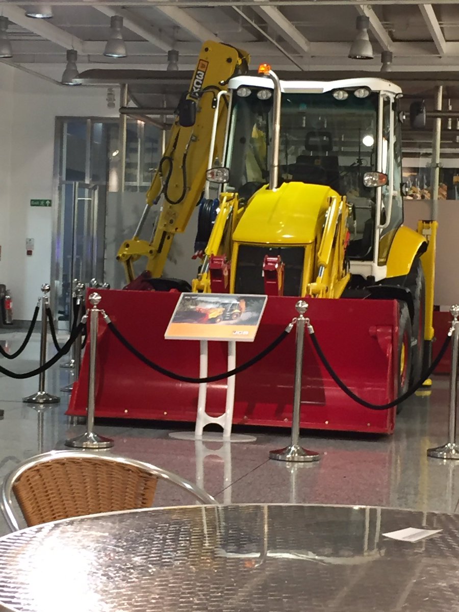 Here <a href="/JCBmachines/">JCB</a> for the <a href="/BarclaysUK/">Barclays UK</a> #NMC17 looking forward to the factory tour and to hear the presentations #UKmfg