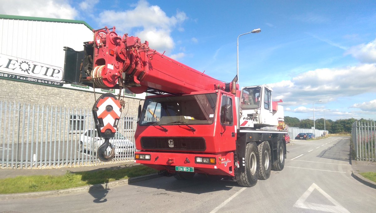 irlequip92's tweet image. Congratulations to Arklow Crane Hire on taking delivery of their Grove GMK 3050 
Best of luck Niall 👍