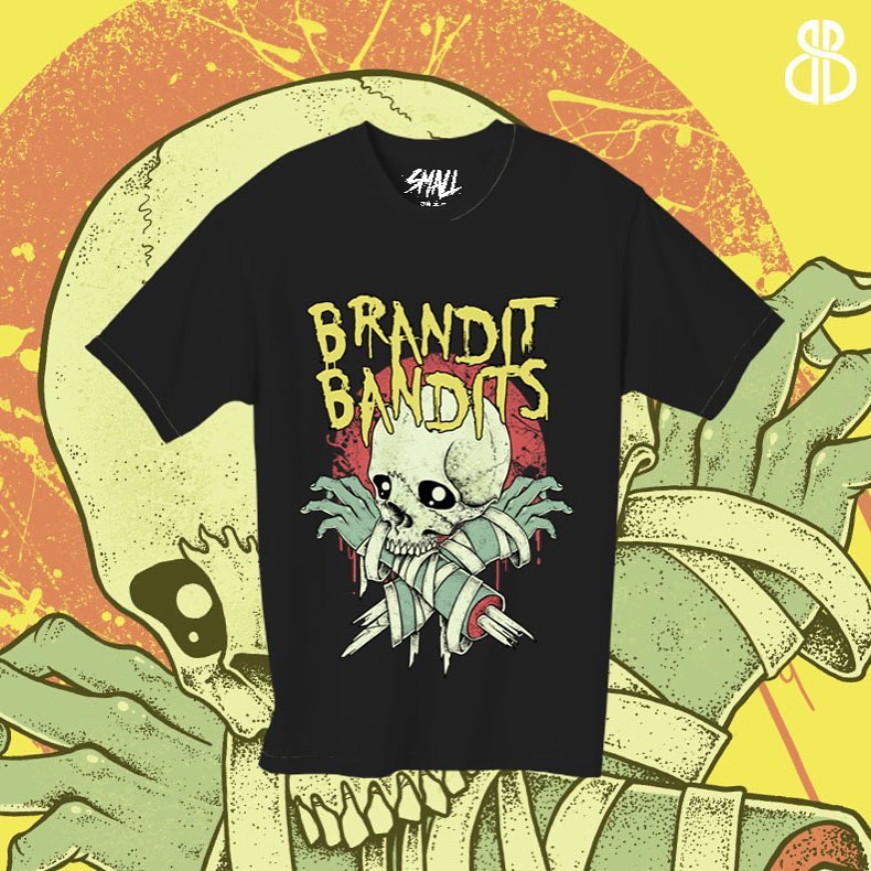 CROSSING SKULL BLACK Tees from <a href="/BranditBandits_/">Brandit Bandits ⚓</a> IDR. 165.000, for online order 087798992017