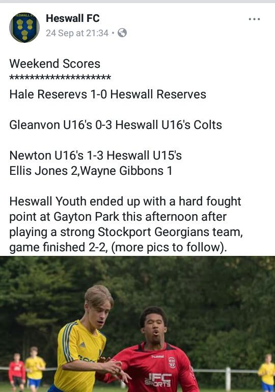 More from our Facebook at: facebook.com/gaytonpark/ Weekend results across the club.