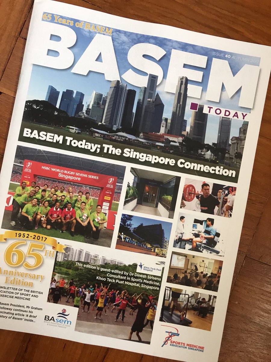 probertjo's tweet image. It finally arrived! Great to be on the front cover of the Singapore edition of BASEM today 😊 #singaporerugby #playerwelfare