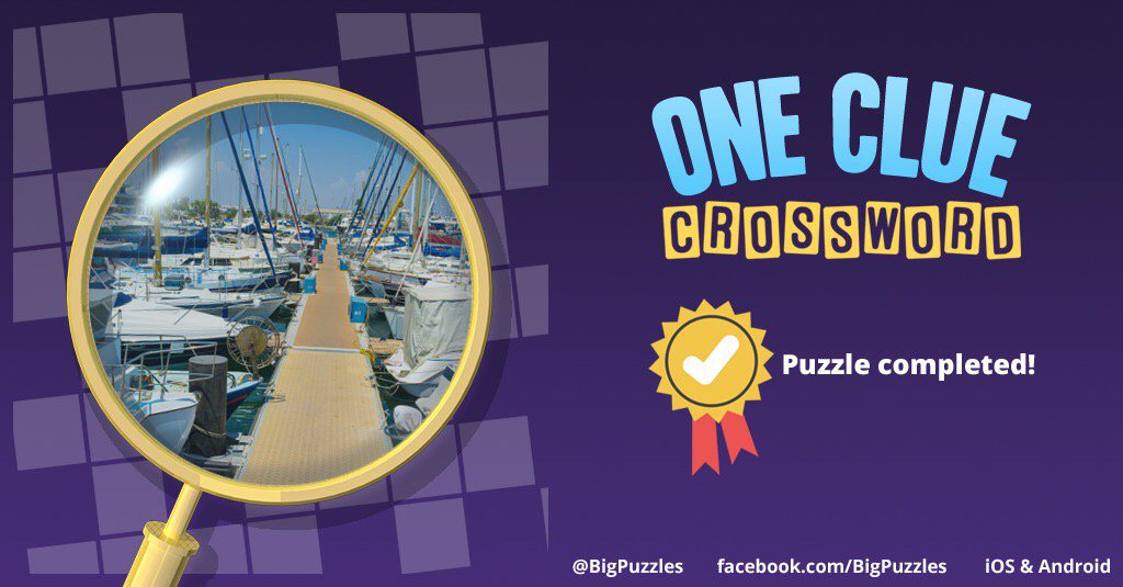 I completed a puzzle in One Clue Crossword. Play now for free!
onecluecrossword.com #OneClueCrossword