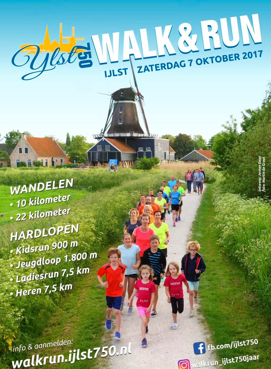 SamenloopSWF's tweet image. (Graag RT!) Gezond blijven = bewegen! Loop daarom met de @WalkEnRun #IJLST buff.ly/2wRb1bo Veel SamenLopers doen al mee. Jij ook?