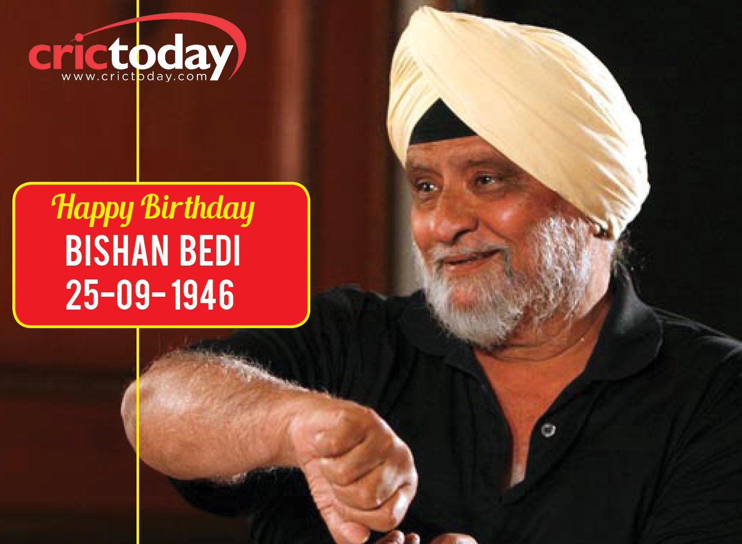  Happy Birthday Bishan Singh Bedi 