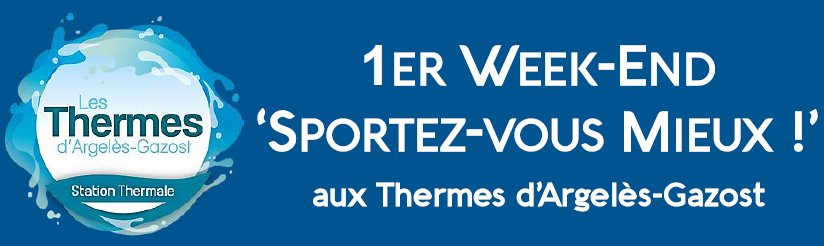 Le 1er Week-end #SPORTSANTE aux Thermes d'Argelès-Gazost ! Plus d'infos lejardindesbains.com/actus-blog/43-…