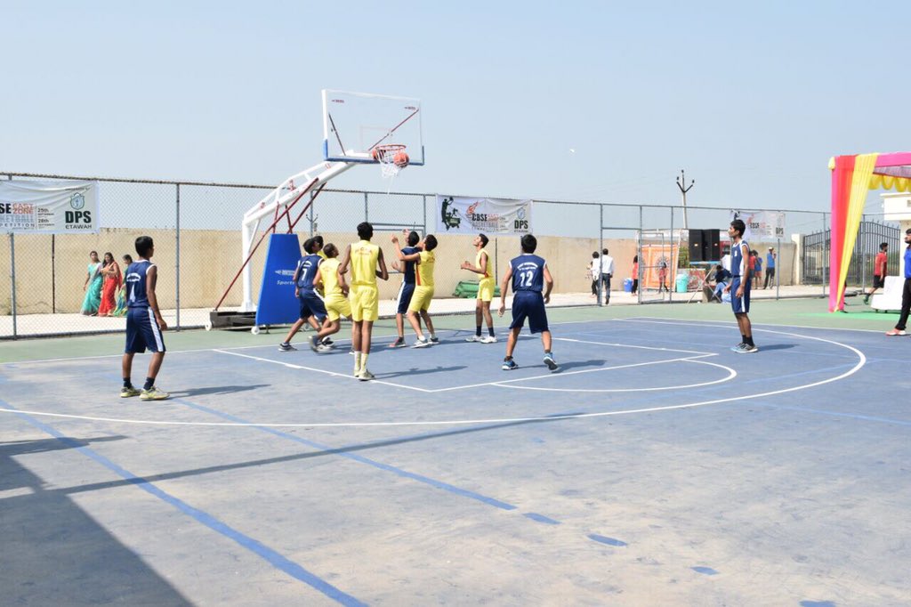 yadavteju's tweet image. Inaugurated the CBSE inter zone basketball at DPS Etawah