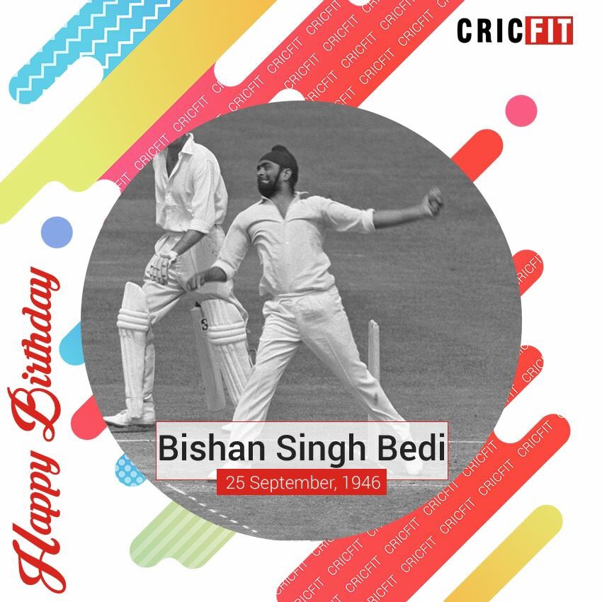 Cricfit Wishes Bishan Singh Bedi a Very Happy Birthday! 