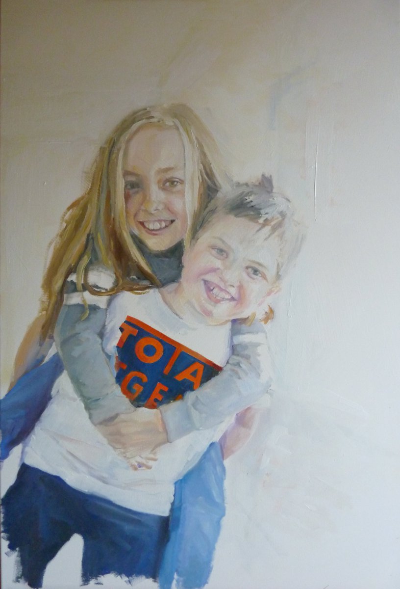 Rosepianoviolin's tweet photo. Almost finished...more tomorrow and new painting. #contemporaryart , #oilpainting, #portrait. https://t.co/b6bLOrmpax