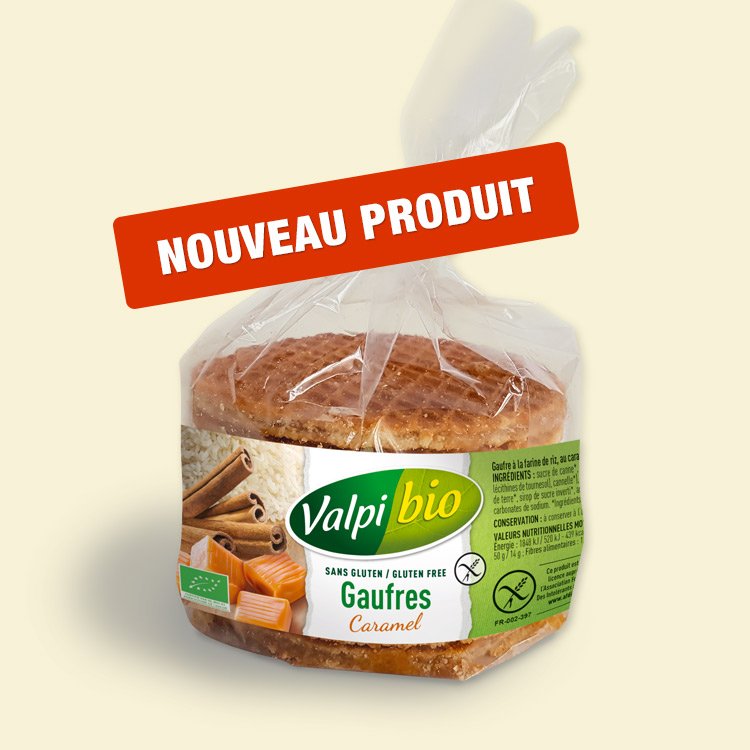 😋 Nouveau produit Valpibio : #Gaufres #Caramel #Bio
ow.ly/ivOK30foED0