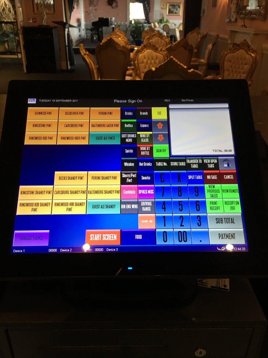 CCM_EPoS's tweet photo. We recently installed 6 new touchscreen terminals at the Dudsbury Golf Club - Hotel &amp; Spa, running the latest version of @icrtouch. #EPoS https://t.co/8j0FdX8D2W