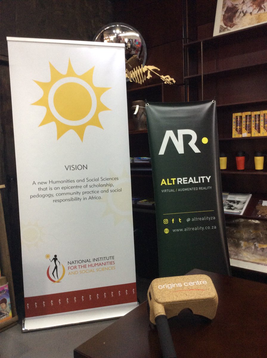 Celebrate #heritageday with an immersion into the wonders of virtual reality to archive rock art &amp; archaeology <a href="/OriginsCentre/">Origins Centre Museum</a> <a href="/altrealityza/">Alt Reality</a>