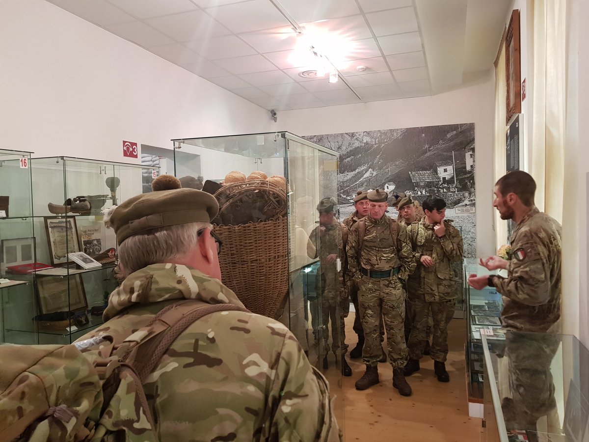 6SCOTS's tweet photo. @6SCOTS  #RomanStar 🇮🇹 visit to Museo della Grande Guerra which covers WW1 &amp; 2.
@Fighting51st @ArmyScotland #jockswithattiude https://t.co/z0cHgWF12b