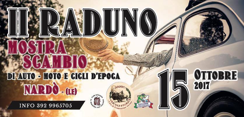 IdeaRadioBR's tweet photo. Arriva a Nardò il Raduno e Mostra Mercato Nazionale di Auto, Moto e Cicli d’epoca. https://t.co/5VKZX4HMBf