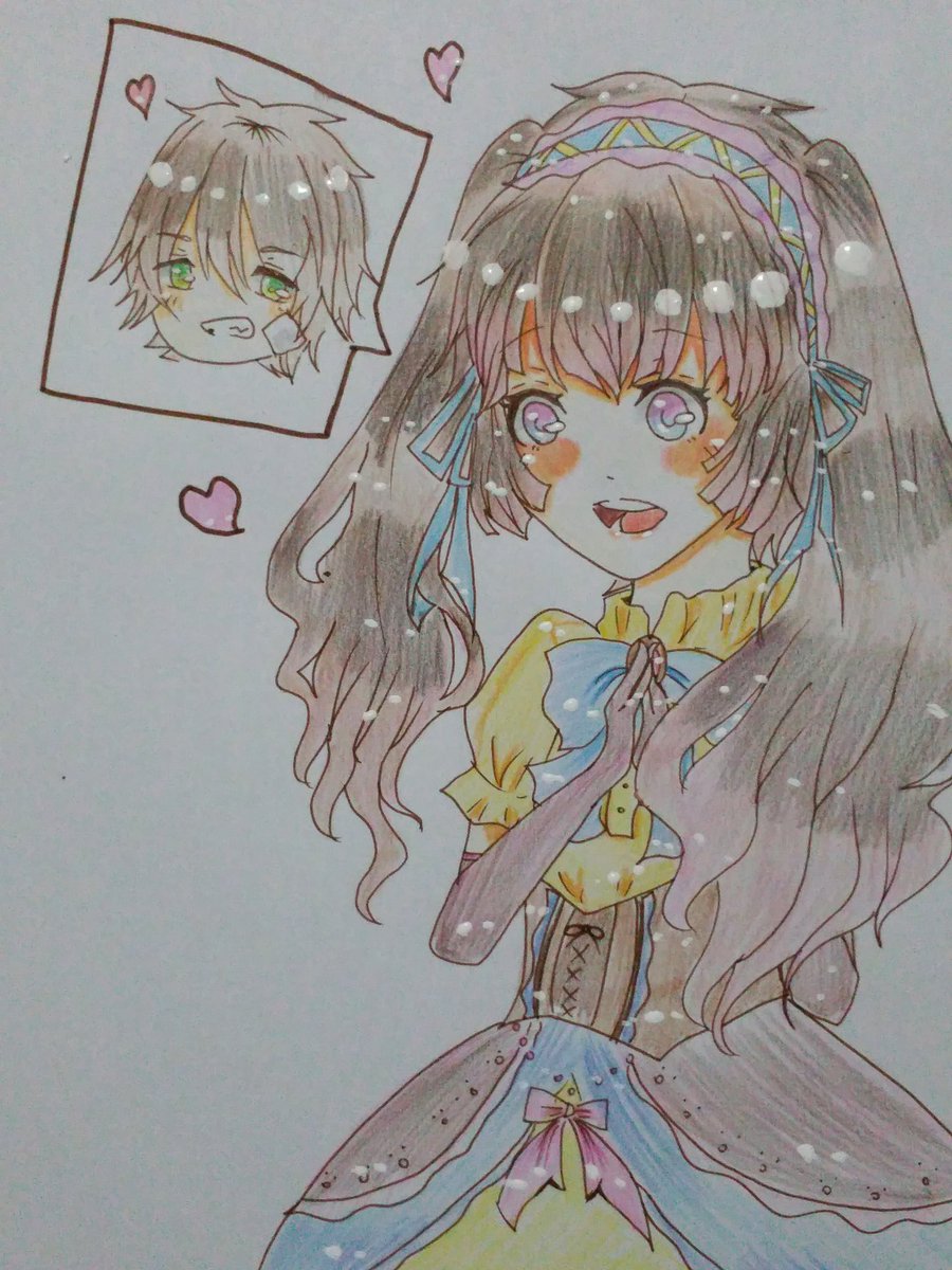 消します בטוויטר 新しいキャラ ロリータぽい女の子 雷デンに一目惚れした ココナちゃん イラスト 描いてみた オリキャラ 色鉛筆画 絵描きさんと繋がりたい 漫画家志望さんと繋がりたい アナログ絵