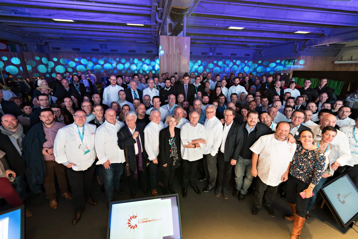 Le <a href="/R_Qualite/">Collège Culinaire de France</a>  tient aujourd'hui sa grande rencontre annuelle. Une pensée à tous les participants, ambassadeurs de notre belle Gastronomie.