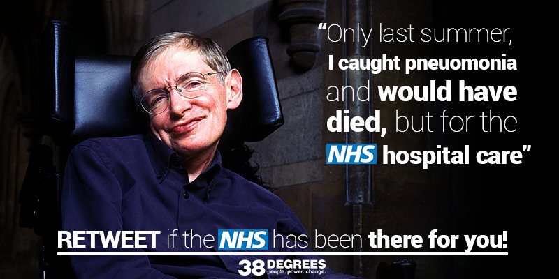 RETWEET if the #NHS has saved your life, or the life of someone you love 💙