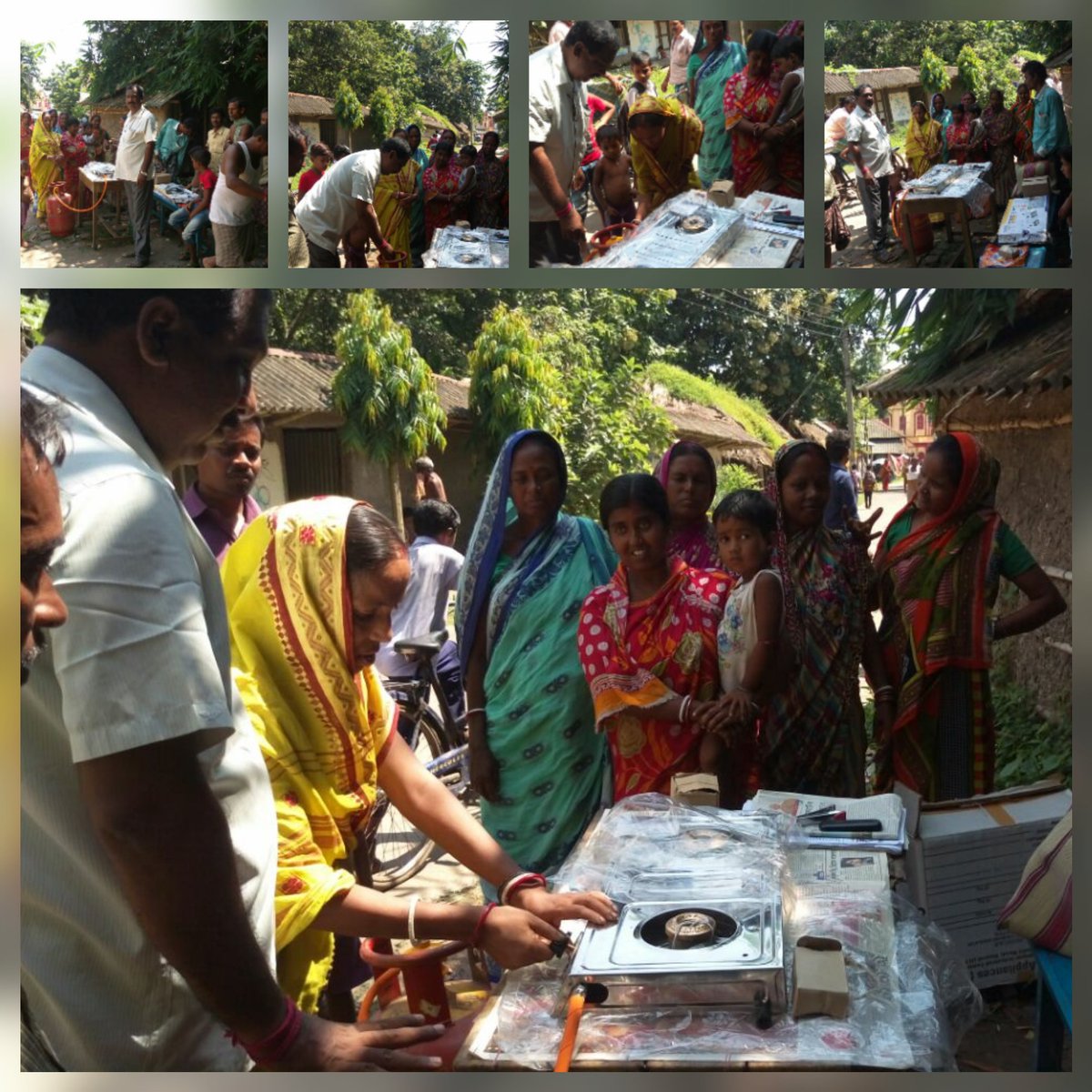 Safety camps in small groups #PMUY beneficiaries in villages of Hoogly @AKBPCL @Sureshnair_BPCL @NatekarRajoo @BPCLimited @AshutoshJindalS