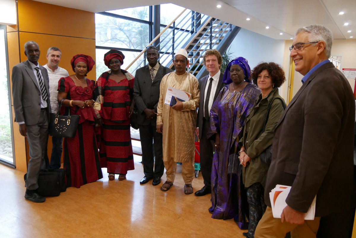 1ère journée de visite de la #délégation #Sénégalaise au Sicoval avec Khoudia Mbaye, ministre et maire de Gandon #coopération #solidarité