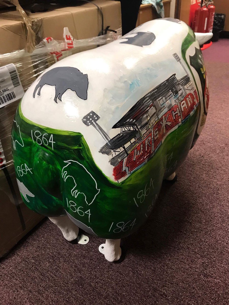 We are getting a new arrival today at the pub! It's our <a href="/Wrexham_AFC/">Wrexham AFC</a> sheep <a href="/WrexhamSheep/">The Wrexham Sheep</a> <a href="/ThisIsWrexham/">This Is Wrexham</a> <a href="/wrexhamcbc/">Wrexham Council</a>