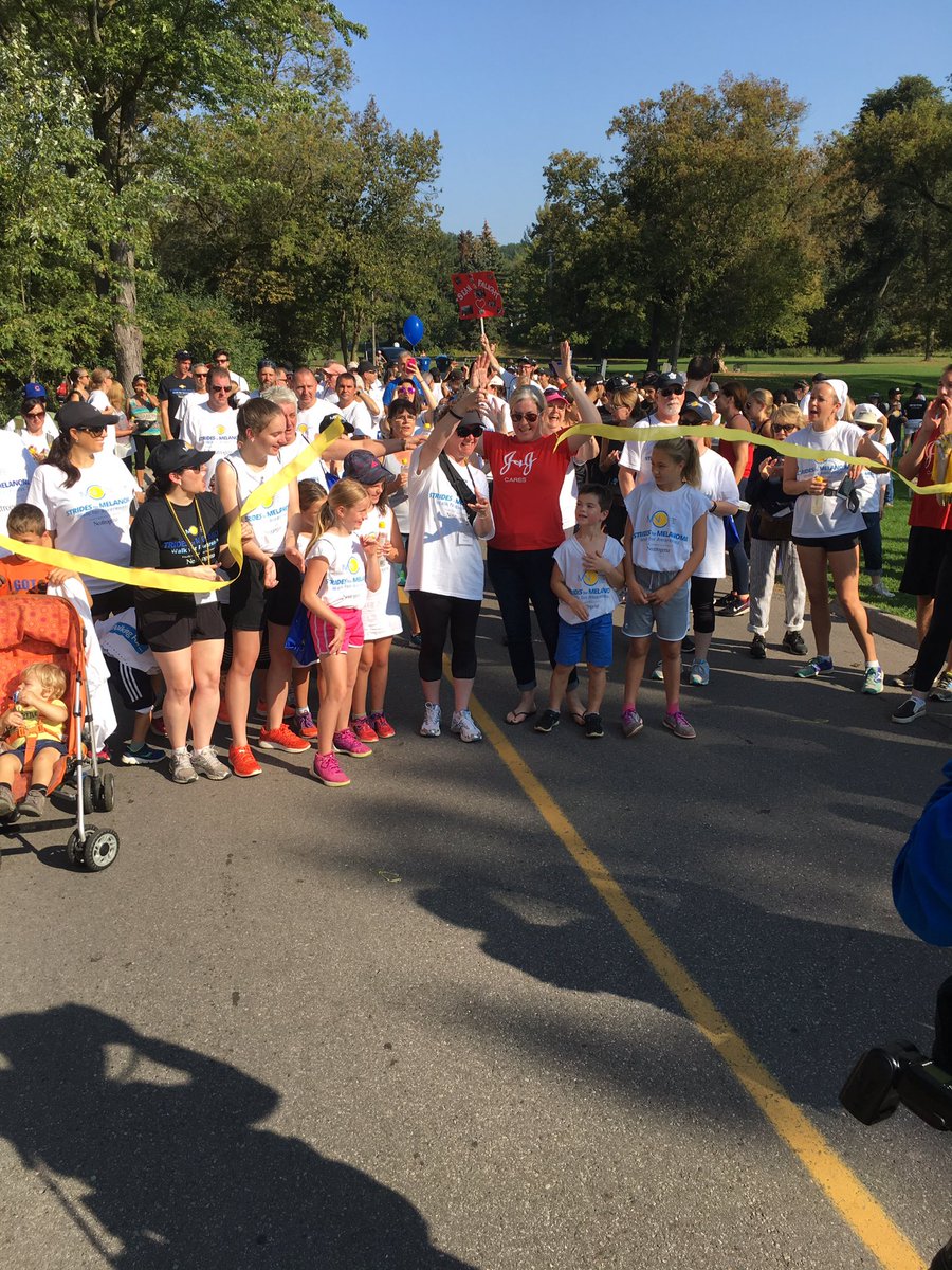 sd_macdonald's tweet photo. Thrilled to participate @MelanomaNetwork Strides for Melanoma walk 9/24. 1500 walkers raised $300k x-Canada. Sunscreen 365! #jnj #mycompany https://t.co/azvVs1mrp1