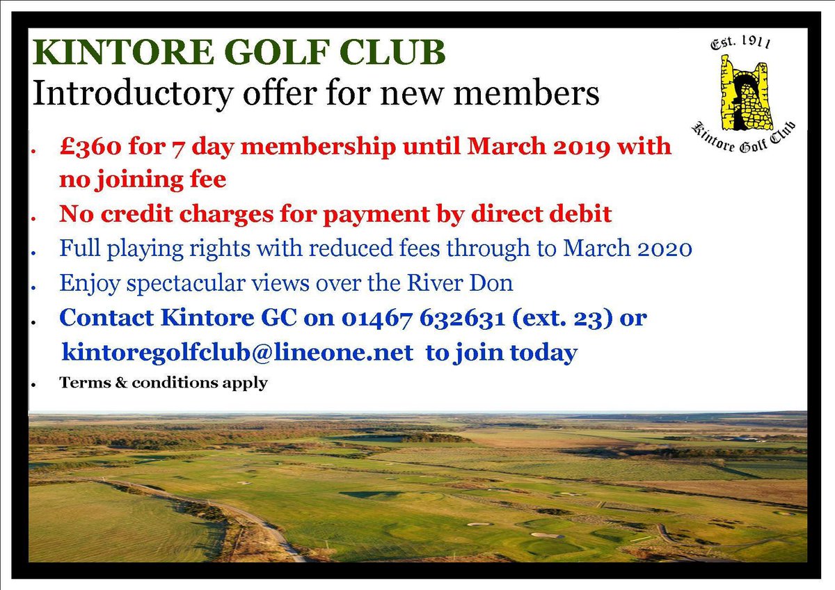 Great introductory offer now available for new members please contact club for details