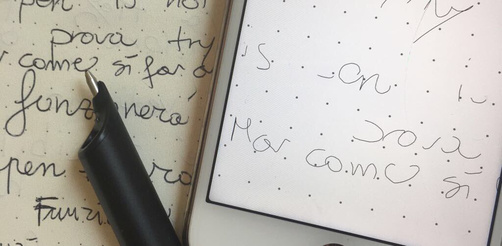 monicaconio's tweet image. Con #smartwritingset vorrei trasferire in digitale ciò che scrivo sull&apos;agenda, ma @moleskine pen perde alcuni segni.