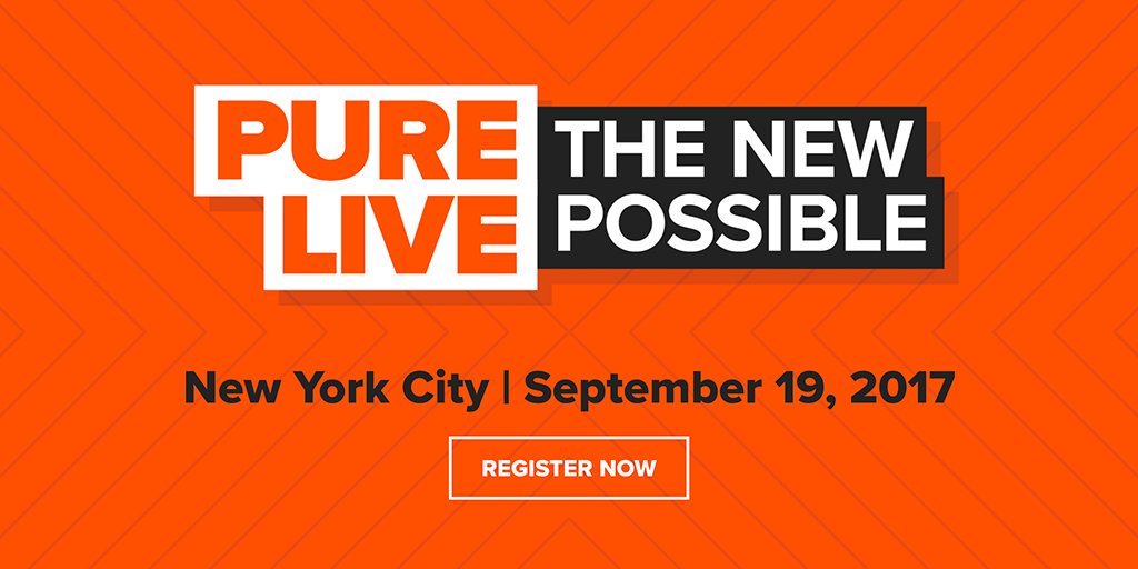 BrindaGeorge94's tweet photo. Hear how to enable #TheNewPossible with our new Data Platform. Only at #PureLive17 NYC! Register now: https://t.co/KBOmaKiFu4 https://t.co/XXsedNqeg0