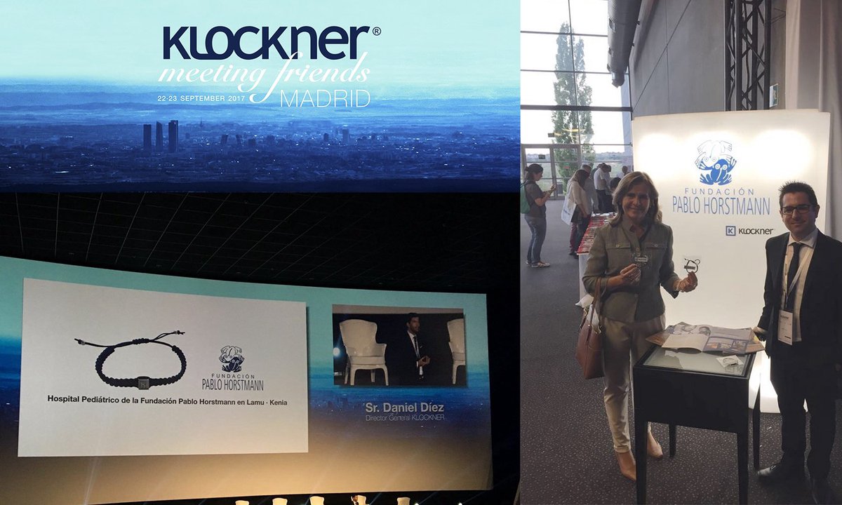 fundacionpablo's tweet image. Este fin de semana hemos estado "meeting friends" con @klocknerES y estamos muy contentos. ¡Un éxito de congreso y una empresa solidaria!