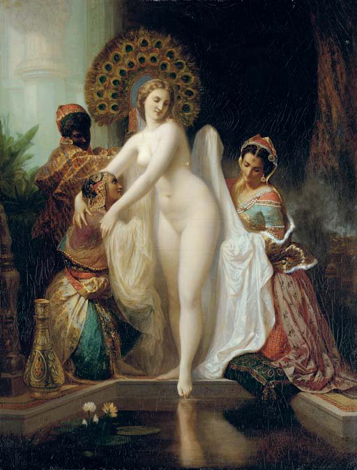 Mythistoryart's tweet image. Henri Pierre Picou (1824-1895) 
&quot;L&apos;habillage &quot;(The dressing room) 
#venus
#Myth
#Art