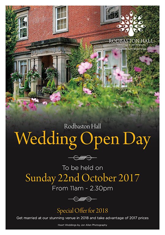 RodbastonHall's tweet image. #Wedding Fayre #Sunday 22nd October 2017. Why not joins us between 11.00 &amp;amp; 2.30 to view our #stunning venue and #Gardens