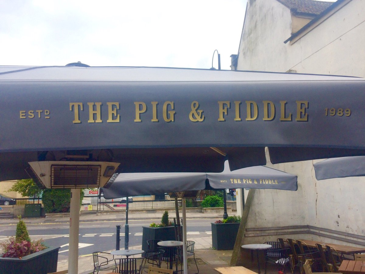 WellsUmbrellas's tweet photo. Pig &amp; Fiddle Bath are looking sharp after a recent canopy recover, and servicing! For more info on servicing email info@wellsumbrellas.co.uk https://t.co/JFHiuRDeBa