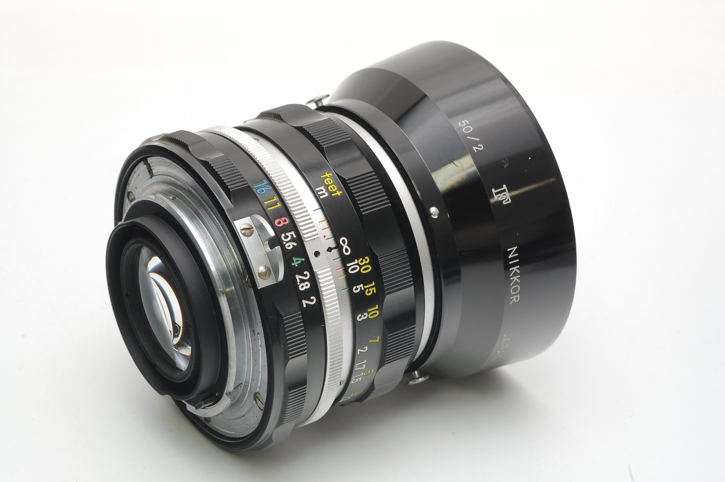 カビ曇り無 NIKKOR-H Auto 50mm F2 ＋ 純正メタルフード カビ曇り無 NIKKOR-H Auto 50mm F2 ＋ 純正メタルフード