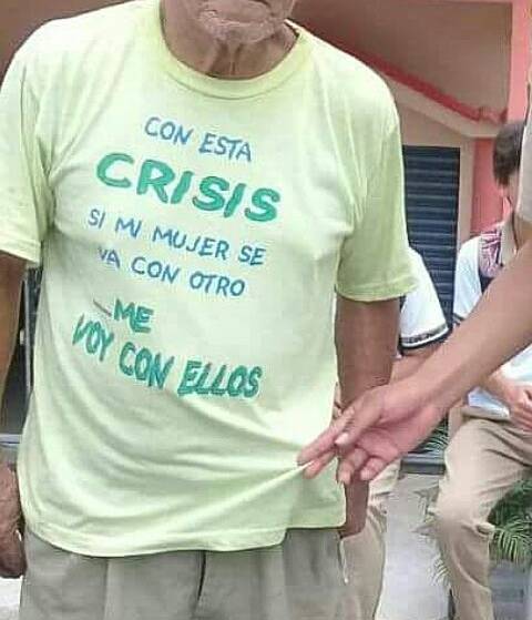 #FelizLunes jaja es asi!!! Crisis venezolana no es pa menos!!!