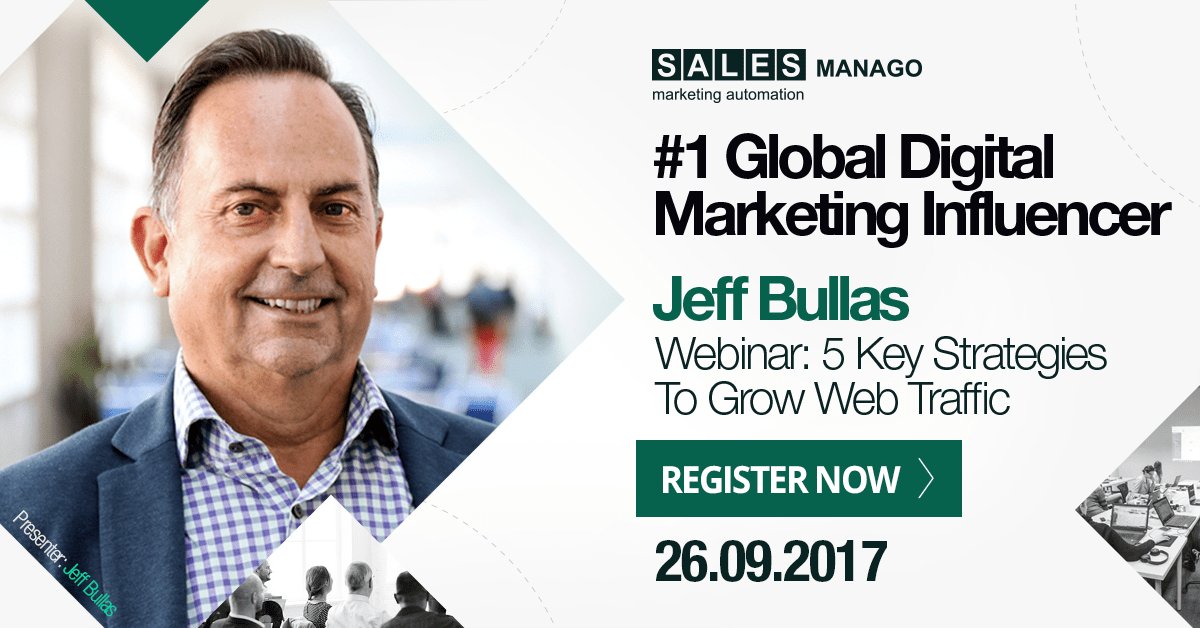 jeffbullas's tweet photo. Register for my Webinar "5 Key Strategies to Grow Your Web Traffic" … #growtraffic #webtraffictips #marketingtips https://t.co/TSJXxy8PW0 https://t.co/PuXaNOfgGO