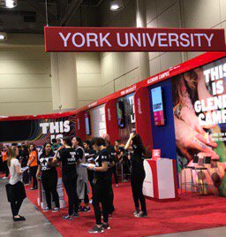 LucyFrom's tweet photo. THIS is York! 600+ staff and students staff the York booth during the hottest weekend of the summer (or fall) https://t.co/zAH4eoocD2