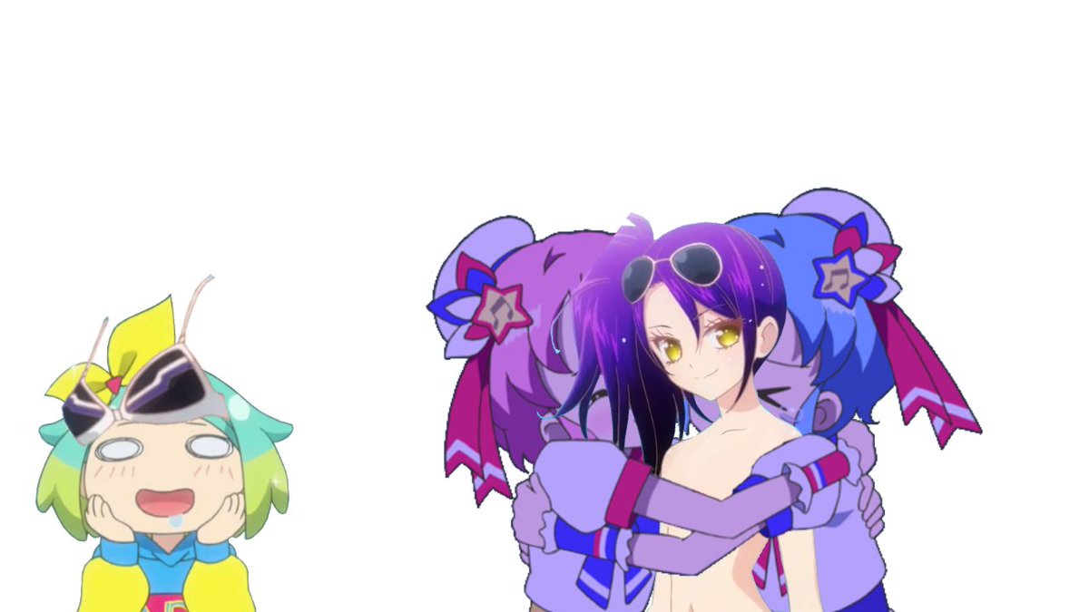 シオンの胸を隠すドロシーとレオナ #プリパラクソコラグランプリ