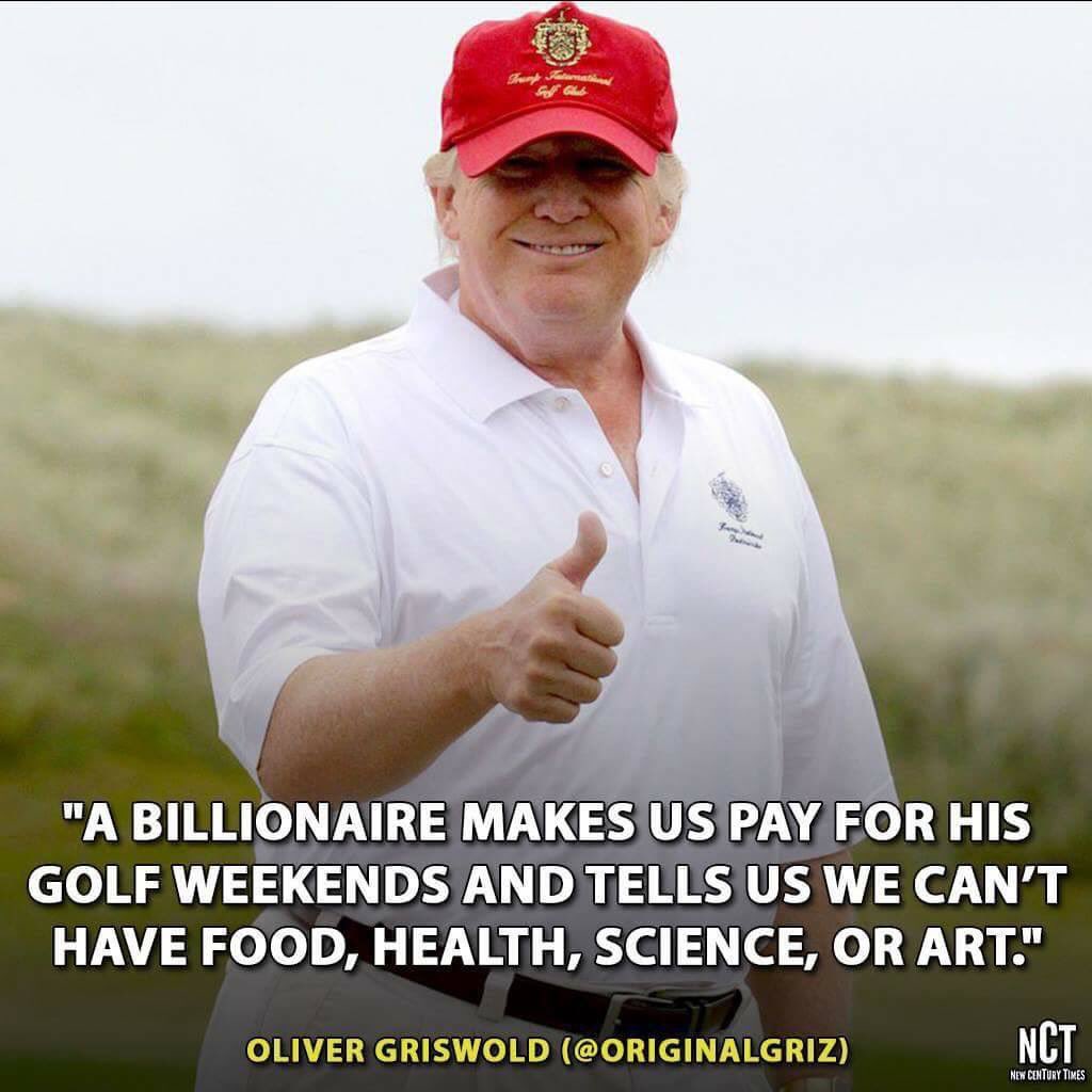 Amount FEMA has disbursed so far in #PuertoRico: $2.1M 
Amount EACH of Trump's visits to Mar-a-lago costs: $3M
#MorningJoe