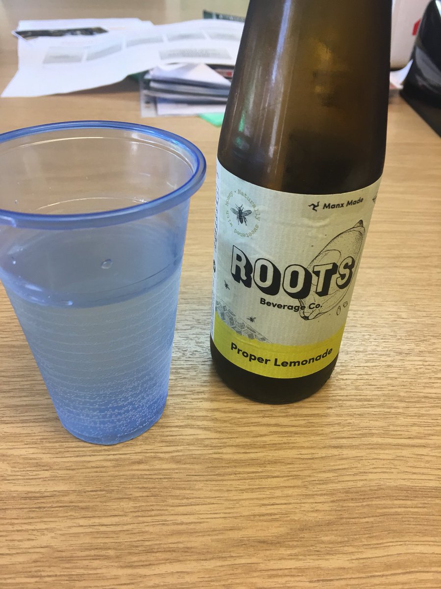 Lovely sunny day on the @visitisleofman @iompolice perfect for @RootsBevCo proper lemonade #manxproduce