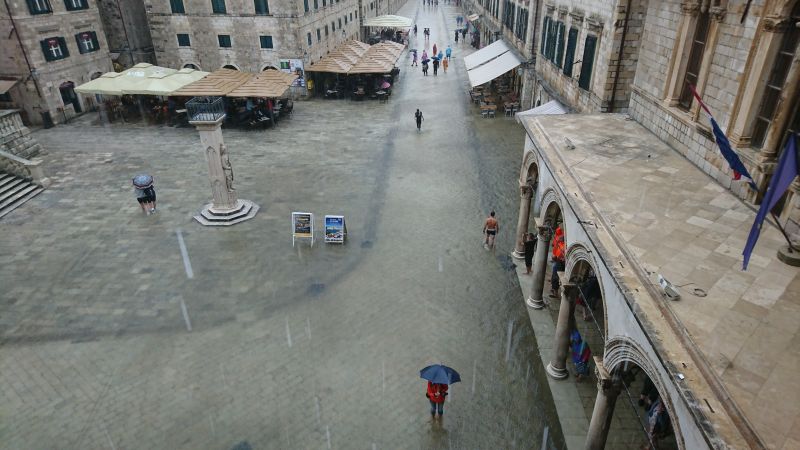 Live update. Heavy rains #dubrovnik